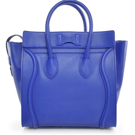 royal blue celine mini luggage|Celine.